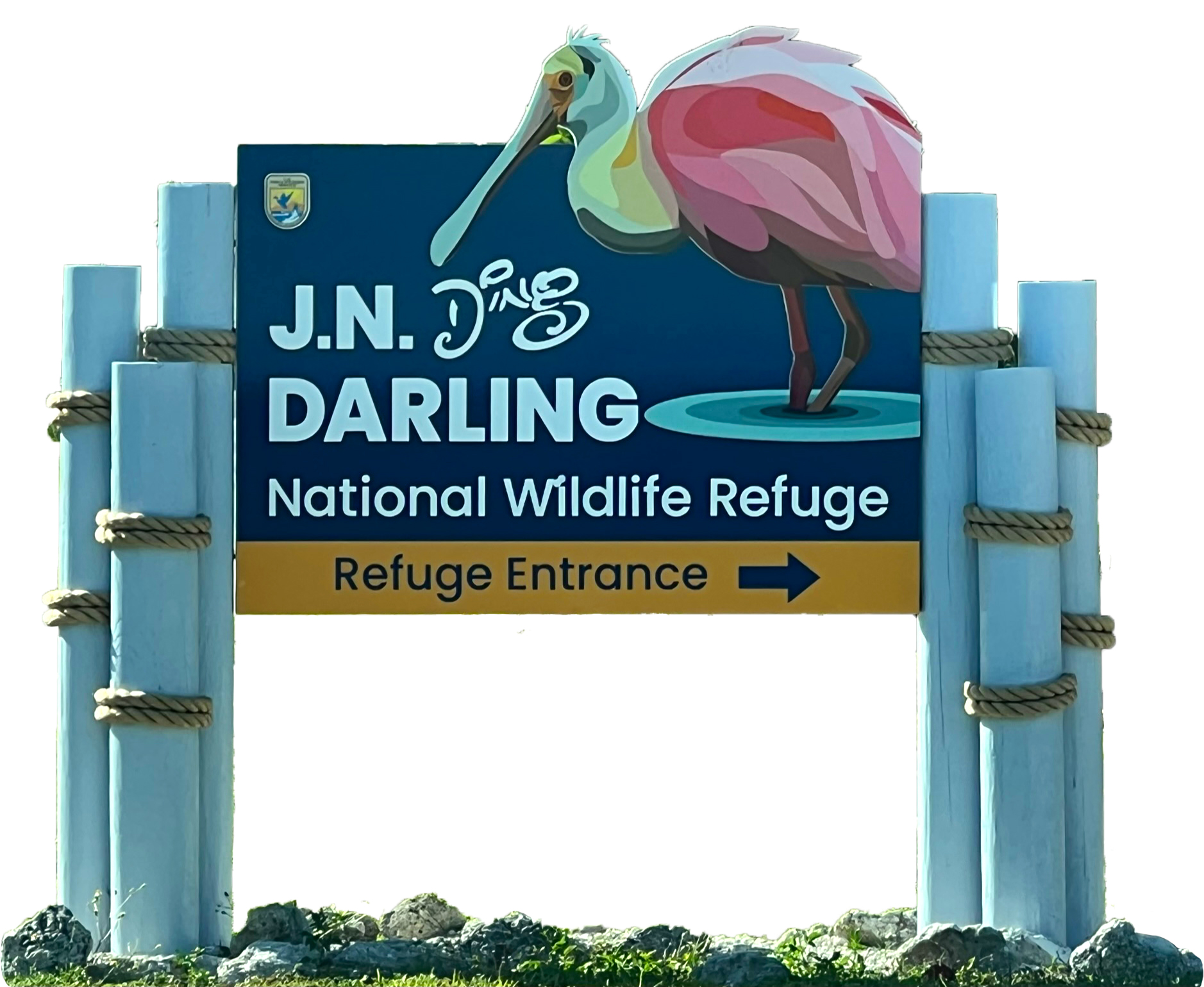J.N. Ding Darling Wildlife Refuge Sign
